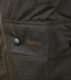 Barbour Classic Bedale Wax Jas Olijfgroen -RHRQuality winkel 55943 5