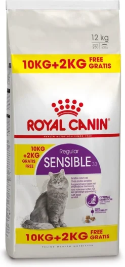 Royal Canin Sensible 33 - Kattenvoer - 10+2 Kg Bonusbag