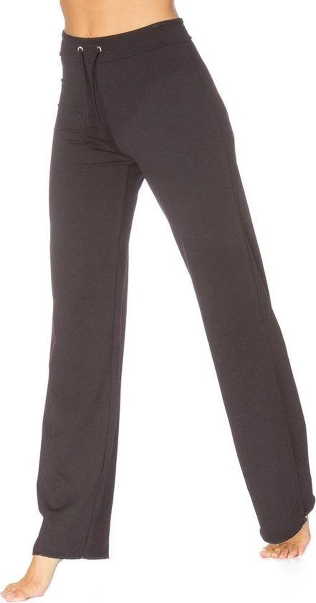 Papillon Dans Broek Met Wijde Pijp - Danskleding Dames - Zumba Kleding - Supplex - Zwart - M 3 Papillon Dans Broek Met Wijde Pijp - Danskleding Dames - Zumba Kleding - Supplex - Zwart - M - Afbeelding 3