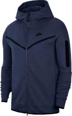 Nike M NSW TCH FLC HOODIE FZ WR Heren Vest - Maat S