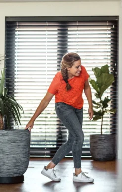 Capi Europe - Bloempot Bol Rib NL - 43x41 - Antraciet - Voor Binnen En Buiten - KOFZ933 -RHRQuality winkel 763x1200 1