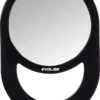 Evolize Onbreekbare Spiegel Met Handvat - Ø 16,5 Cm - Ophangbaar - Rond - Handspiegel - Kappersspiegel - Reisspiegel - Make Up - Afmeting: 28 X 19 Cm - Zwart