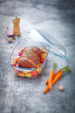 Pyrex - Essentials Schaal Rechthoek Met Deksel 6,5 Liter - Transparant 9 Pyrex - Essentials Schaal Rechthoek Met Deksel 6,5 Liter - Transparant -RHRQuality winkel 800x1200 29