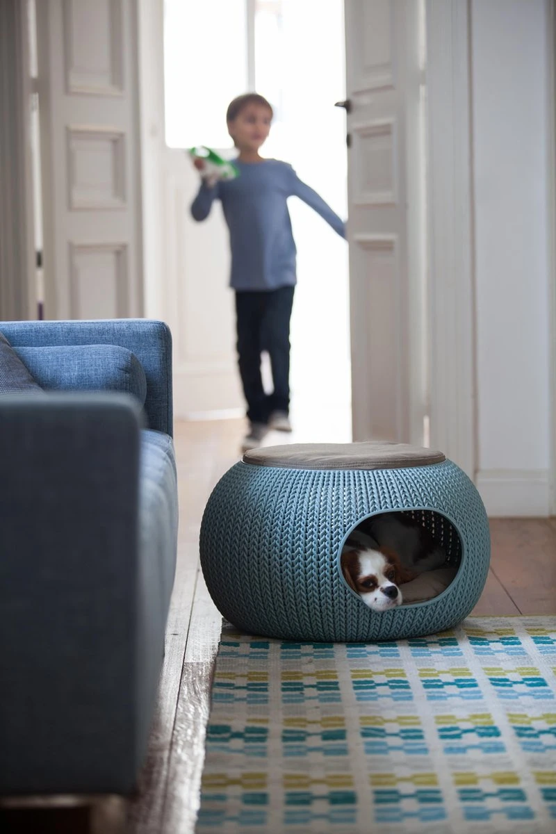 Curver Cozy Pet Home - Kattenmand - Crème - Ø 55 Cm 5 Curver Cozy Pet Home - Kattenmand - Crème - Ø 55 Cm - Afbeelding 5