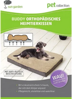 Sun Garden Buddy Orthopedisch Hondenkussen 120x72x10cm Antraciet -RHRQuality winkel 875x1200 1