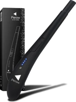 Oplaadbare Lange Elektrische Aansteker - Zwart - Duurzame Plasma Aansteker - Inclusief Cadeauverpakking - BBQ - Kaarsen