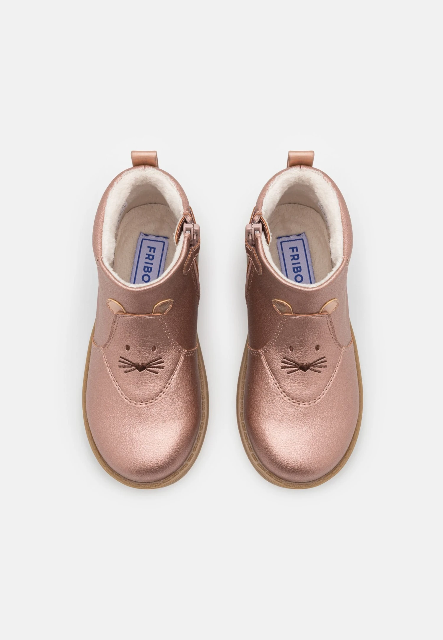 Friboo Korte Laarzen - Pink 4 Friboo Korte Laarzen - Pink - Afbeelding 4