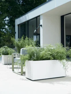 Elho Vivo Matt Finish Lang Wielen 90 - Grote Staande Plantenbak Voor Binnen & Buiten - Gemaakt Van Gereycled Plastic - L 39 X W 88 X H 41 Cm - Zwart -RHRQuality winkel 900x1200 7