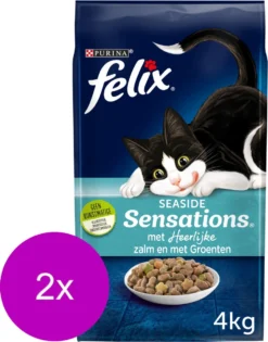 Felix Vis Sensations - Kattenvoer - 2 X 4 Kg -RHRQuality winkel 940x1200