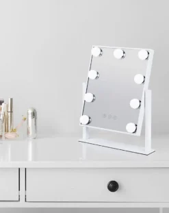 Bright Beauty Vanity Make Up Spiegel Met Verlichting - Wit - Dimbaar Met Drie Lichtstanden -RHRQuality winkel 953x1200 1