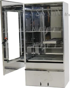 2-L Home & Garden XL Rookoven - RVS - 80x40x28 Cm - 3 Etages -RHRQuality winkel 958x1200