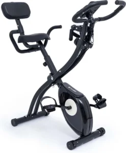 BluMill X-Bike - Opvouwbare Hometrainer - Fitness Fiets - Met Rugleuning - Incl. Extra Weerstandsbanden