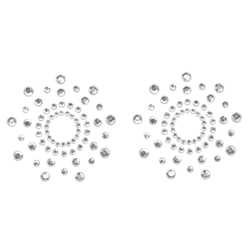 Bijoux Indiscrets Mimi Tepelstickers - Zilver 1 Bijoux Indiscrets Mimi Tepelstickers - Zilver