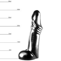 Dinoo - Dildo AGILI 30 X 8 Cm - Zwart -RHRQuality winkel Dinoo Dildo AGILI 30 x 8 cm zwart 3