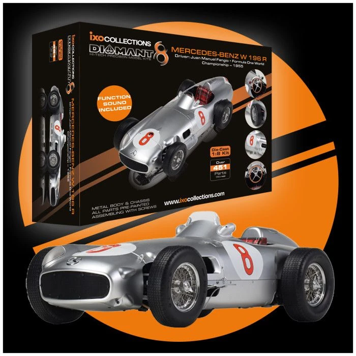 IXO Collection Mercedes-Benz W 196R Fangio Nr.8 1 IXO Collection Mercedes-Benz W 196R Fangio Nr.8