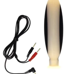 Rimba Electro Sex - Siliconen Dildo Plug Groot Bi-polair 155 Mm