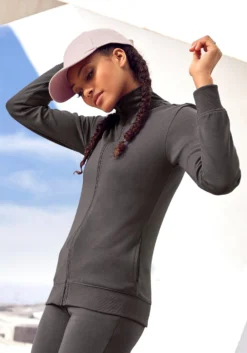 Jako Voetbalschoenen J-SI Signature -RHRQuality winkel bench sweatvest met een hoge kraag bruin