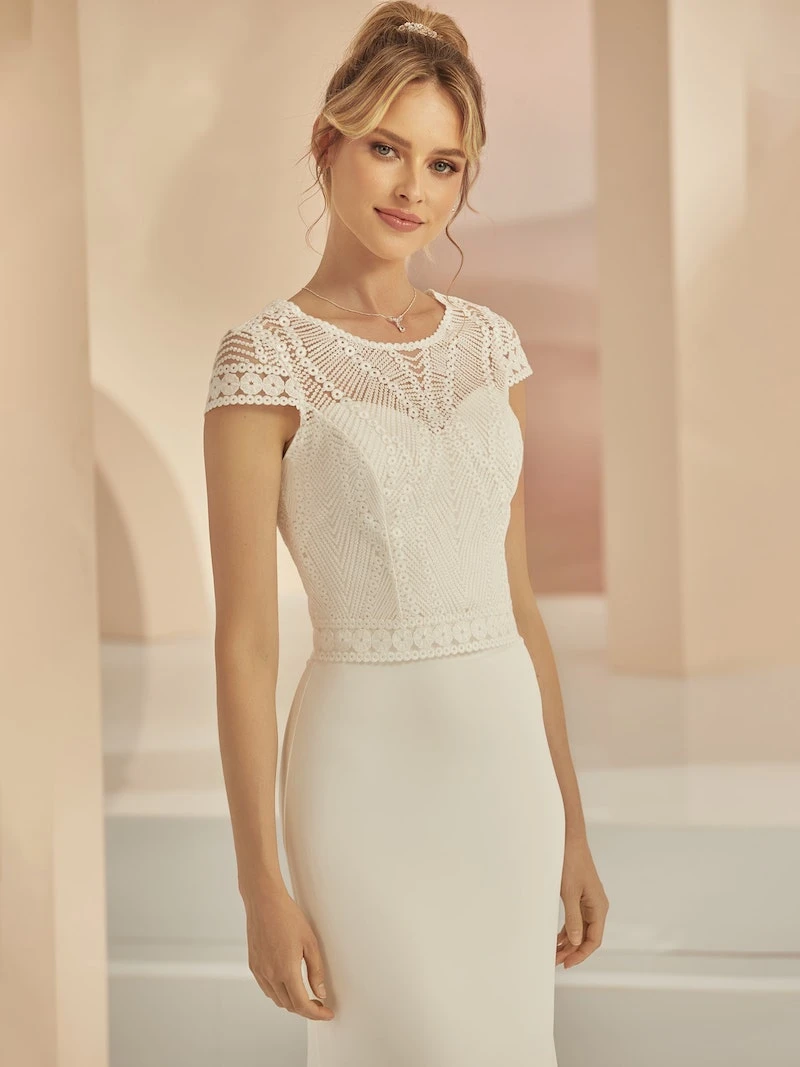 Bianco Evento E355 Bolero 1 Bianco Evento E355 Bolero