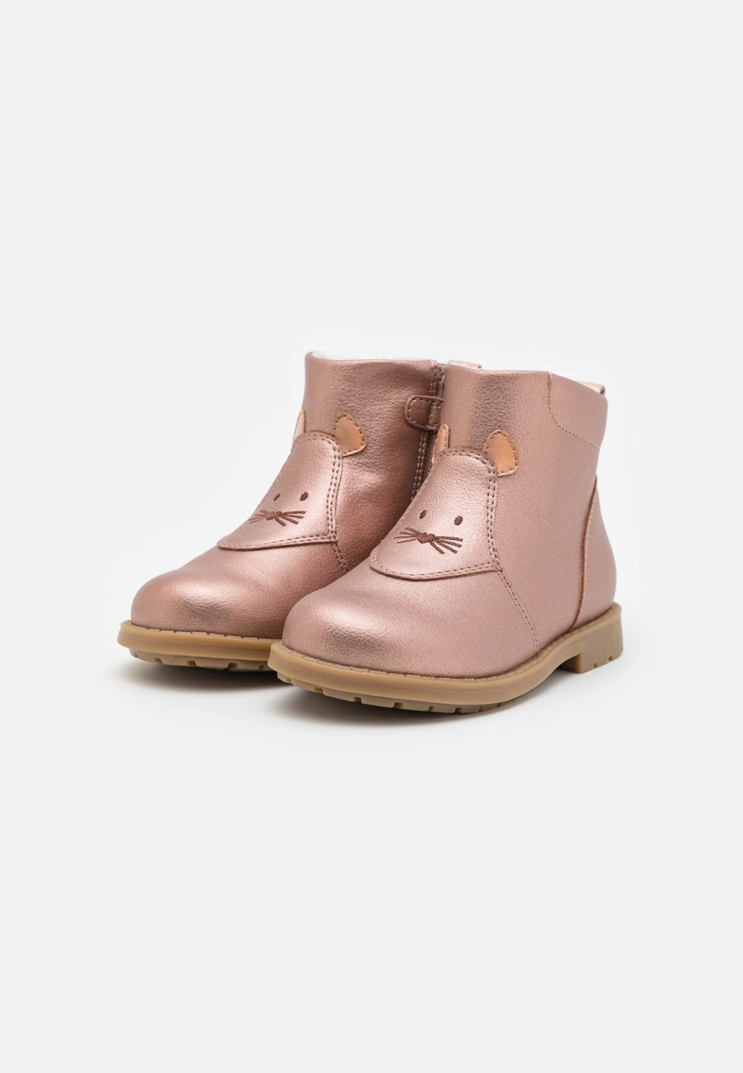 Friboo Korte Laarzen - Pink 2 Friboo Korte Laarzen - Pink - Afbeelding 2